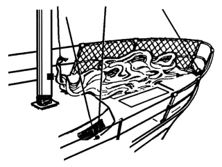 Bezpečnostní sítě na zábradlí