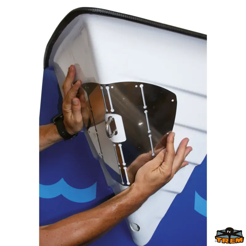 Ochranný plech na příď - délka 345 mm šířka 350 mm