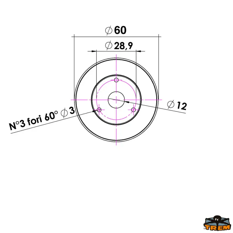 LED 360° bílé kotevní světlo