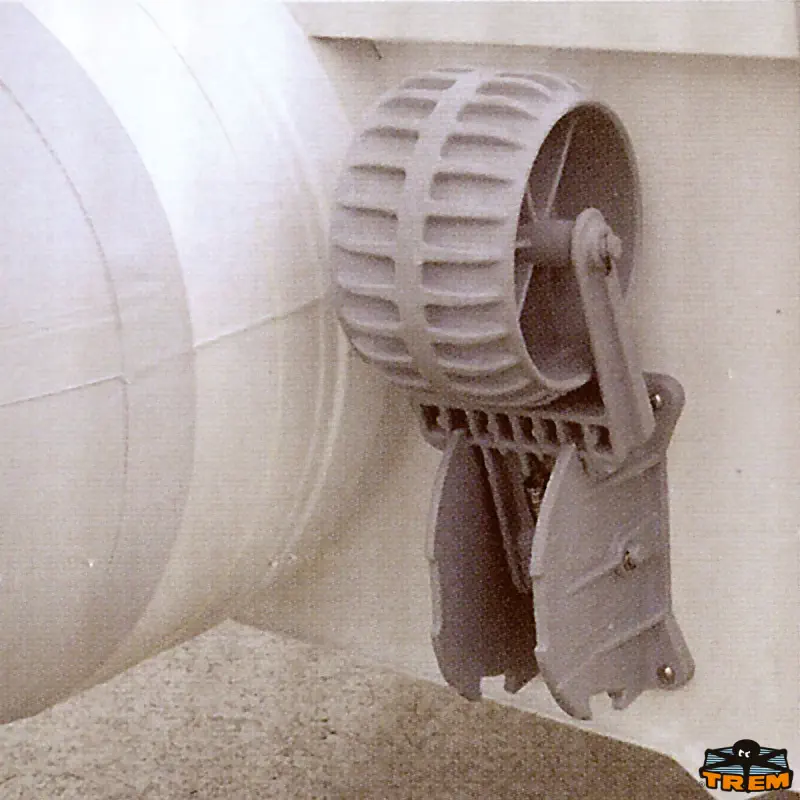 Pár přepravních koleček pro tendr 100x270 mm