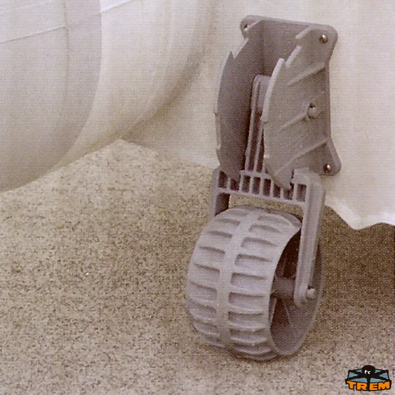 Pár přepravních koleček pro tendr 100x270 mm