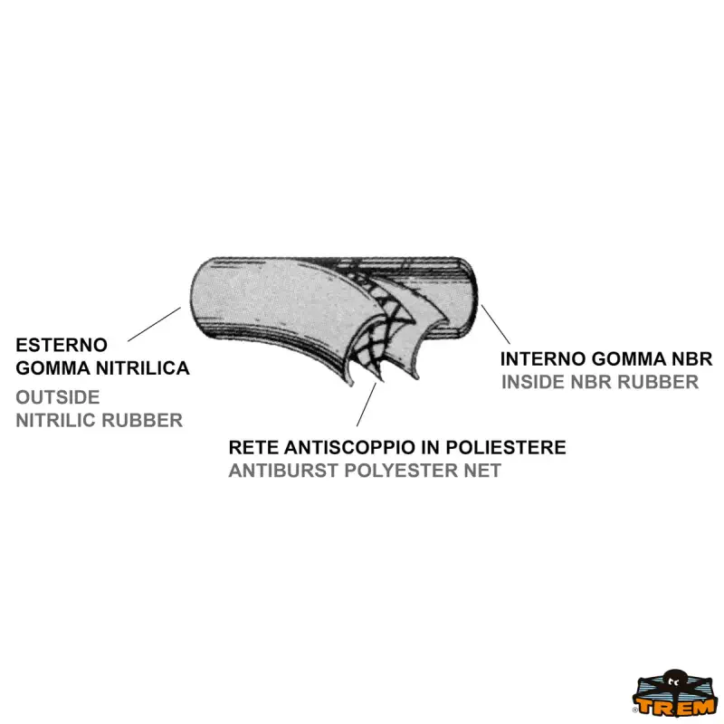 Speciální trubka na palivo 8x13 mm