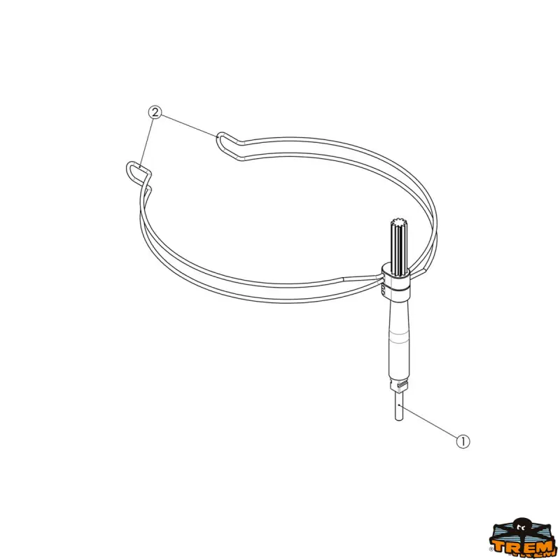 DRŽÁK sloupce horáku PV1370