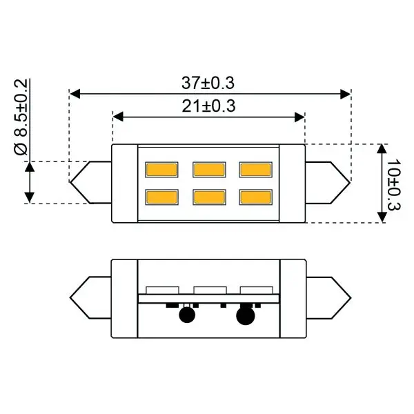 LED ŽÁROVKA - teplá bílá 3000K (10 W)