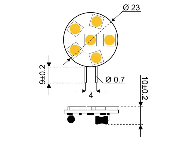 LED G4 - TEPLÁ BÍLÁ 3000K (11 W)