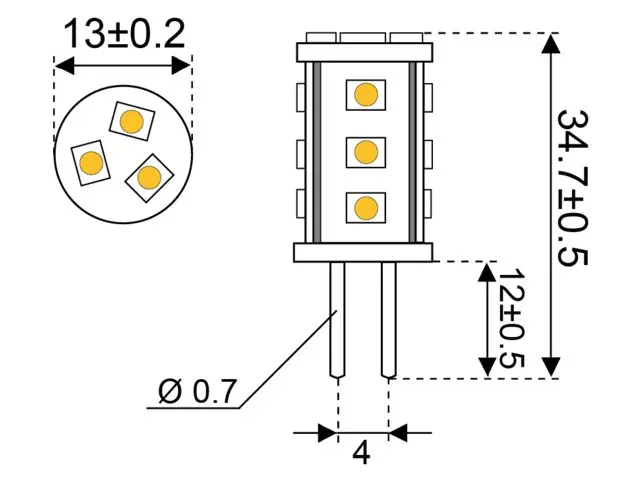 LED G4 - TEPLÁ BÍLÁ 3000K (10 W)