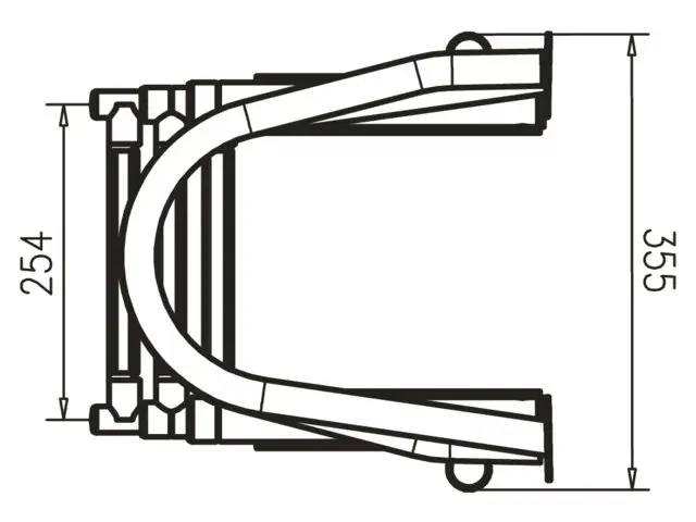 Nástupní žebřík teleskopický s madlem