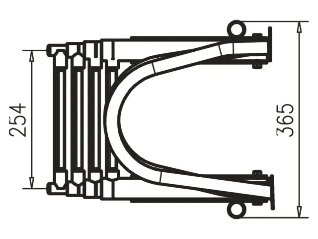 Nástupní žebřík teleskopický s madlem