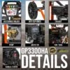 Tlakový čistič Gaspper GP3300HA Pro, Peggas, 5,5 HP, 220 barů/3 200 PSI