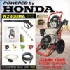 Tlakový čistič Waspper W2900HA, Honda, 4,8 HP, 213 barů/3 100 PSI