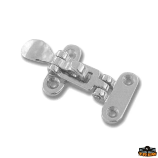 CHROMOVANÝ MOSAZNÝ ZÁMEK S PÁKOU 88X48 MM