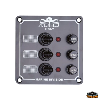 Elektrický panel 3 spínače