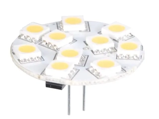 LED G4 - TEPLÁ BÍLÁ 3000K (17 W) 10-30 V