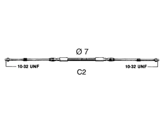 C2 OVLÁDACÍ KABEL MOTORU (05 ) 1,53M
