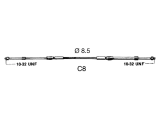 KABEL OVLÁDÁNÍ MOTORU C8 (05 ) 1,53M