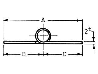 ZÁVĚS RVS 72X38,5X2MM