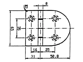 ZÁVĚS  76,2X65  90°