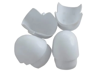 DOCK PROFIL DVOJITÝ D-ROH BÍLÝ (2pr)