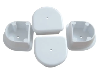 DOKOVACÍ PROFIL DVOJITÝ D-KONCOVKA BÍLÁ (2pr)