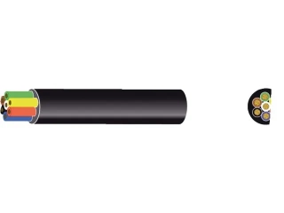 Kulatý PVC kabel šedý 7P> 6x1,50mm² + 1x2,0mm²