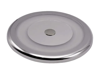 Led povrchové světlo chromované 70mm 10-30V 3000K