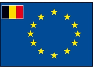 EUROP FLAG BELGIE 20X30
