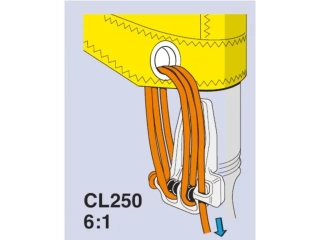 CL250 Mezerový uzávěr alu 3-5mm