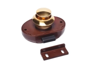 ZÁMEK DVEŘÍ 13MM BR/BR