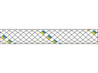 Závodní dyneema 2mm bílá za metr