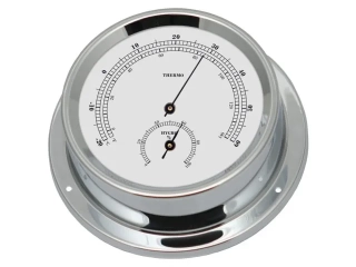 TERMO-HYGRO CHROMOVANÉ 125/100MM