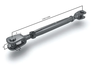 UZAVŘENÉ TĚLESO RIGINGSCREW 3/16