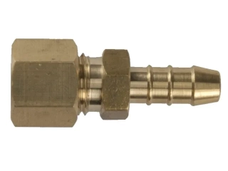 PŘÍMÝ SPOJ MOSAZ 8MM KOMP. X 8MM PŘIPOJENÍ HADICE