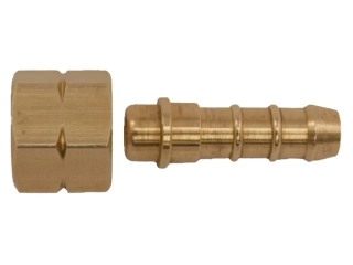 "PŘÍMÝ SPOJ MOSAZ ¼"" L BI X 8MM PŘIPOJENÍ HADICE"