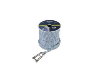 HALYARD S KOLÍKEM BÍLÁ/MODRÁ 8MM 30M