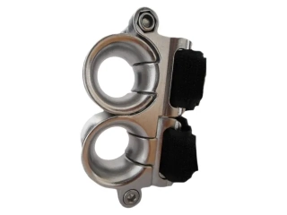 TWIN FAIRLEAD (DÍRA PRO LANO Ø20) PRO STOJAN 25MM
