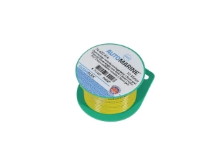 Tenkostěnný pocínovaný jednožilový kabel 1,5 mm² žlutý (10 m)