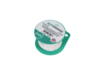 Tenkostěnný jednožilový kabel 2,5 mm² bílý (5 m)