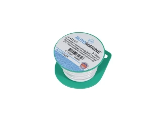 Tenkostěnný pocínovaný jednožilový kabel 2,5 mm² bílý (5 m)