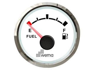 Palivoměr NMEA2000 Silverline bílý