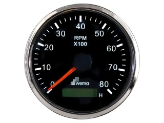 Tacho Silverline 8k hodin / w / ind. b/s