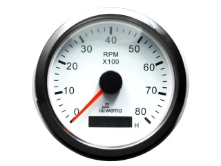 Tacho Silverline 8k hodin / w / ind. w/s