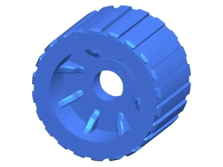 Kolébkový válec PU L70mm Ø110mm jako 22,5mm