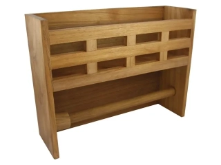 Úložný stojan s držákem na papírové ručníky 33x10x25,5cm