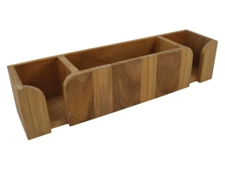 Držák na hrnky/hrnky s odkládacím stojanem 40x10x9cm