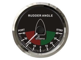 Ukazatel směrovky 85 mm 0-5K černá stříbrná