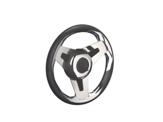 Volant Loredan black/ss paprsky 350mm