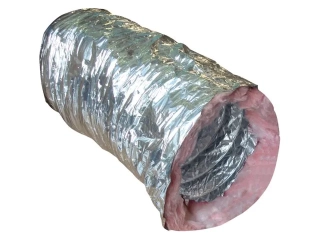 Ohebné vzduchové potrubí izolované 100 mm (na 10 metrů)