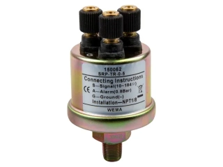 ÂSnímač tlaku oleje 5 barů s uzemněním a alarmem