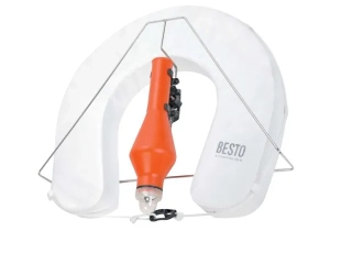 Besto set podkovy bóje set utřít čistě bílá