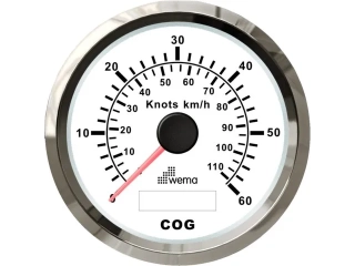 Silverline speedo gps 60knots bílá     